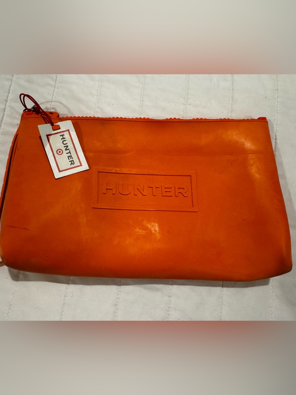 Hunter Orange Waterproof Travel Toiletry Pouch